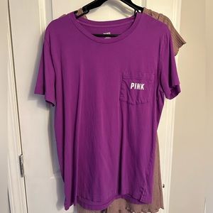 VS PINK SHORT SLEEVE TEE